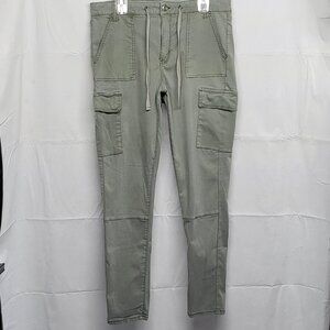 American Eagle Outfitters Womens Cargo Pants Size 16 Super Stetch Drawstring